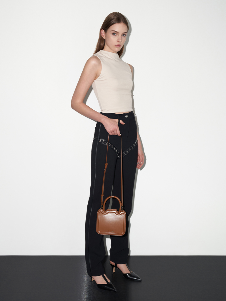 Perline Sculptural Tote Bag - CHARLES & KEITH