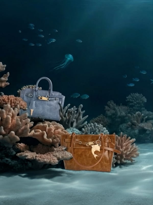 Brick Scottie Canvas Bowling Bag - CHARLES & KEITH