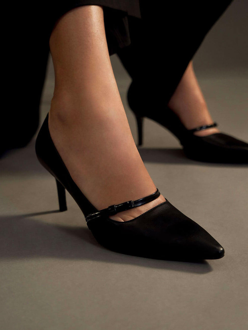 Mary Jane Court Shoes