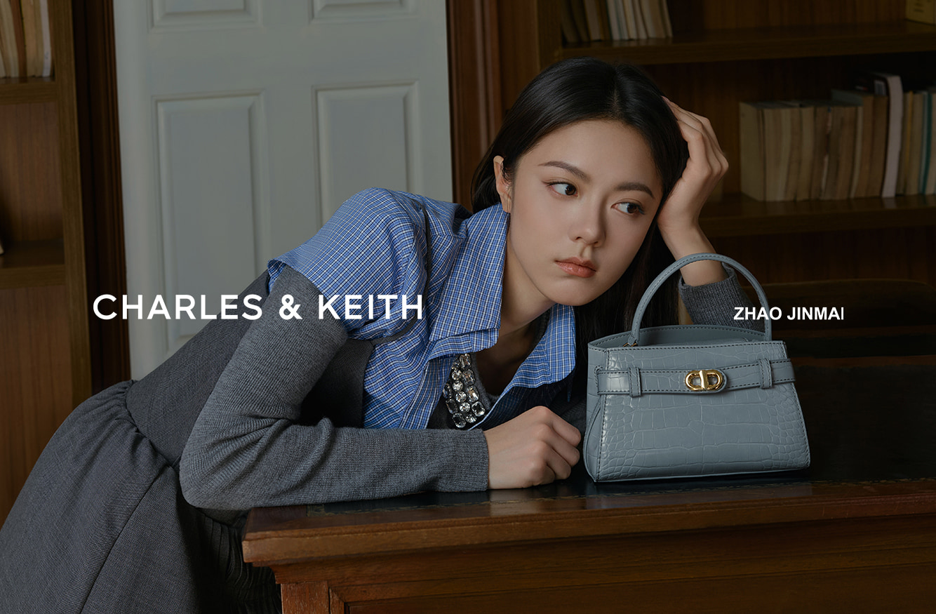 Women’s Aubrielle croc-effect belted top handle bag - CHARLES & KEITH