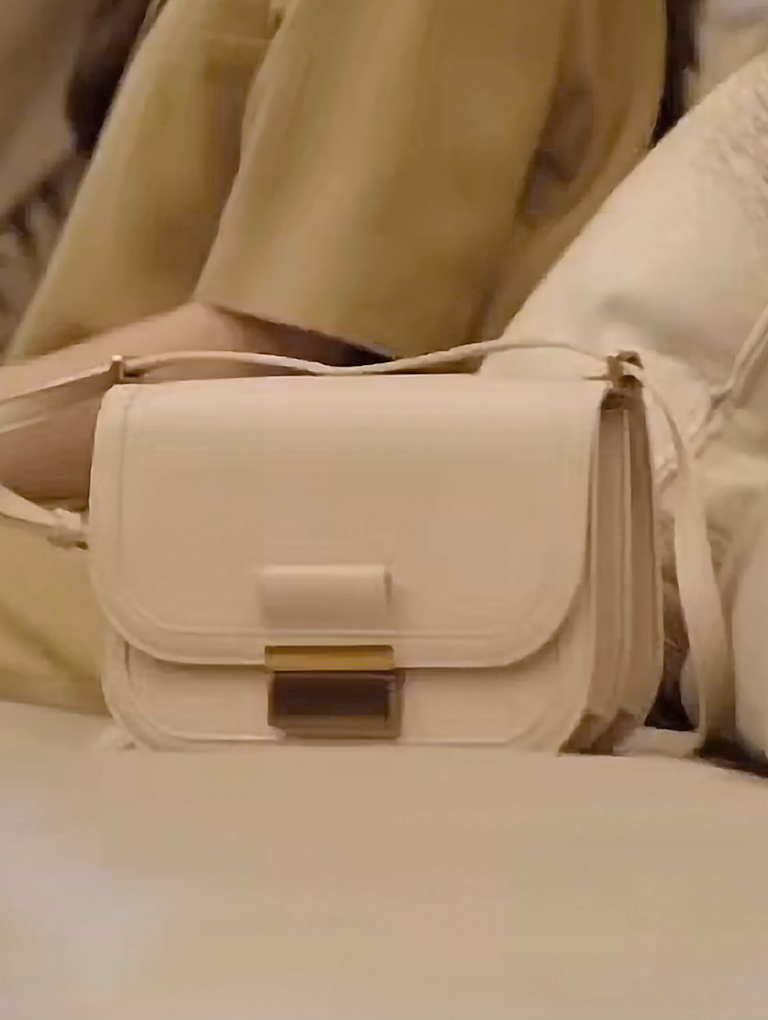 Women’s Charlot bag in ivory - CHARLES & KEITH