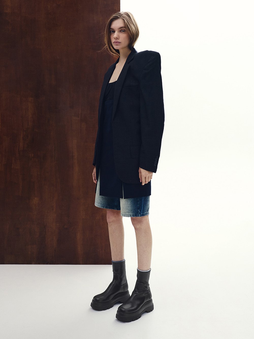 Women's Leoi Chunky Ankle Boots in black - CHARLES & KEITH