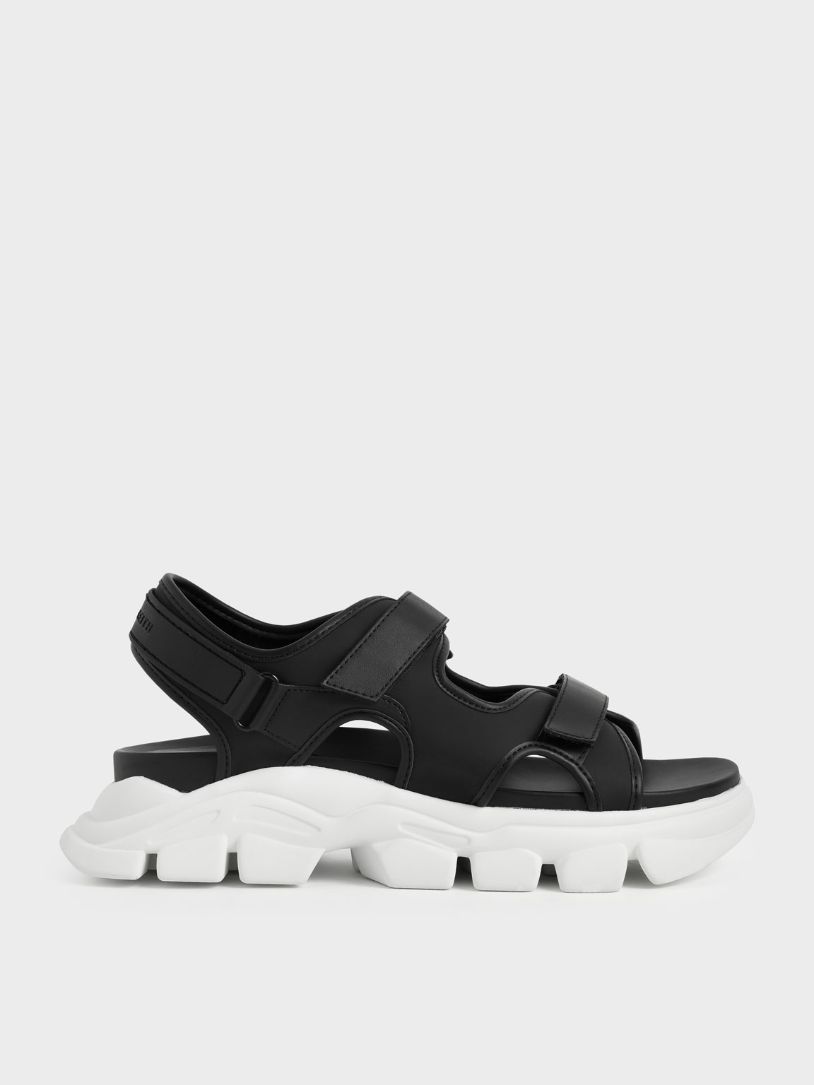 

Chunky Sports Sandals, Black