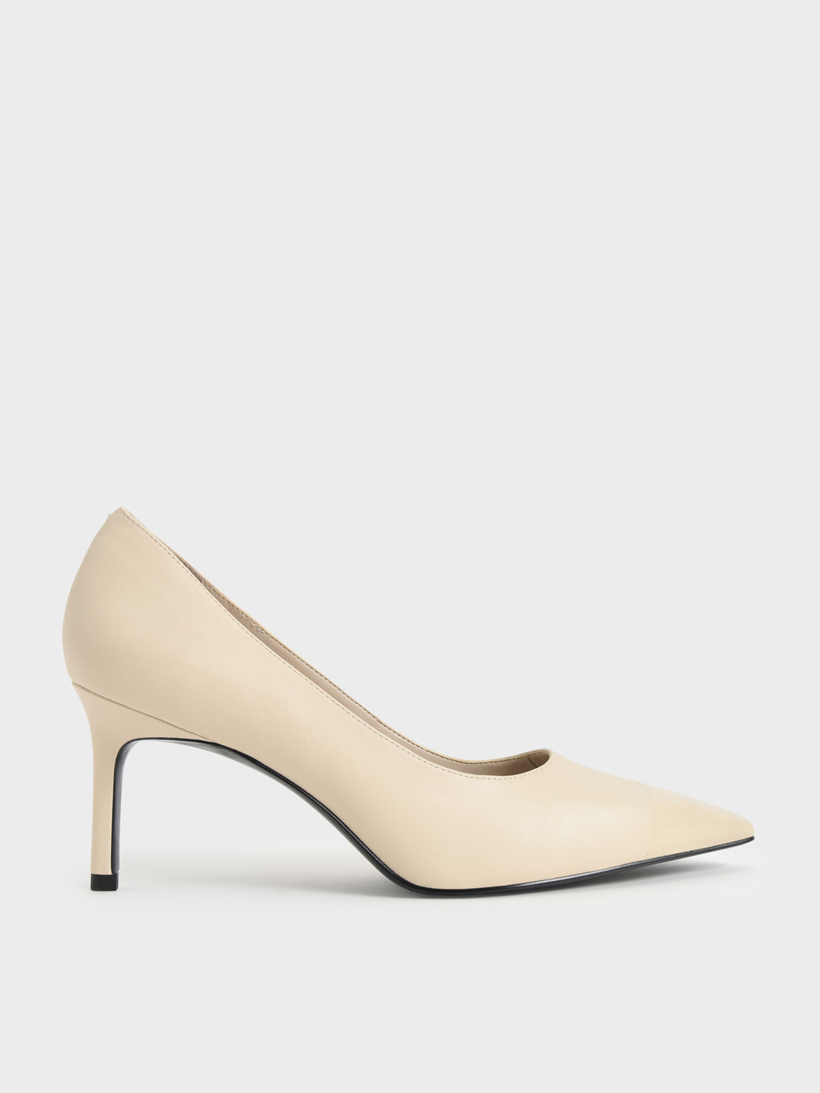 

Glossy Toe Cap Pumps