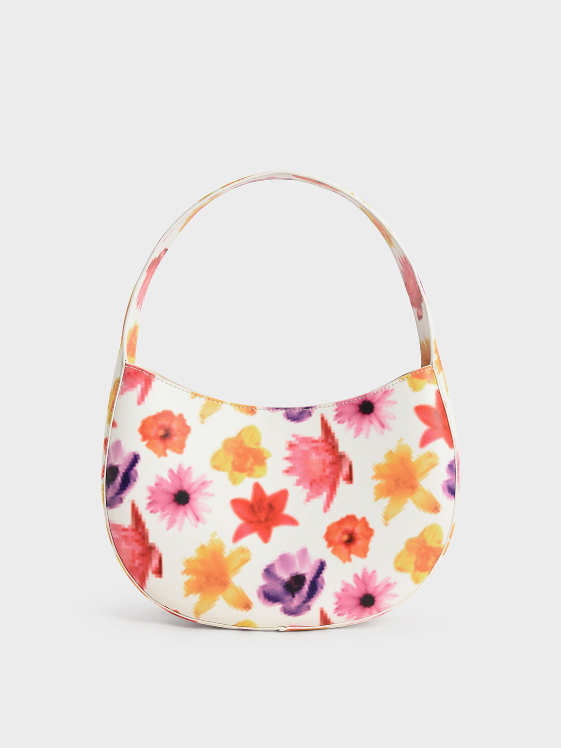 Coda Floral-Print Top Handle Hobo Bag