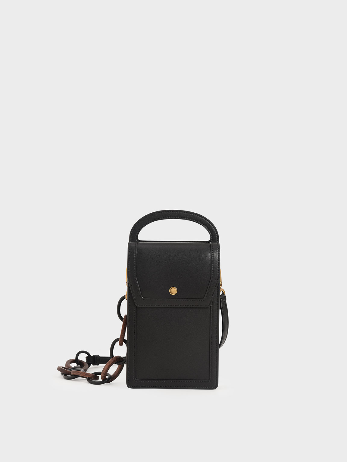 

Chain Link Mini Pouch, Black