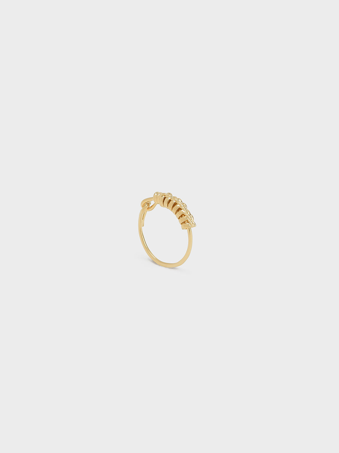 

Twist Ring, Brush gold