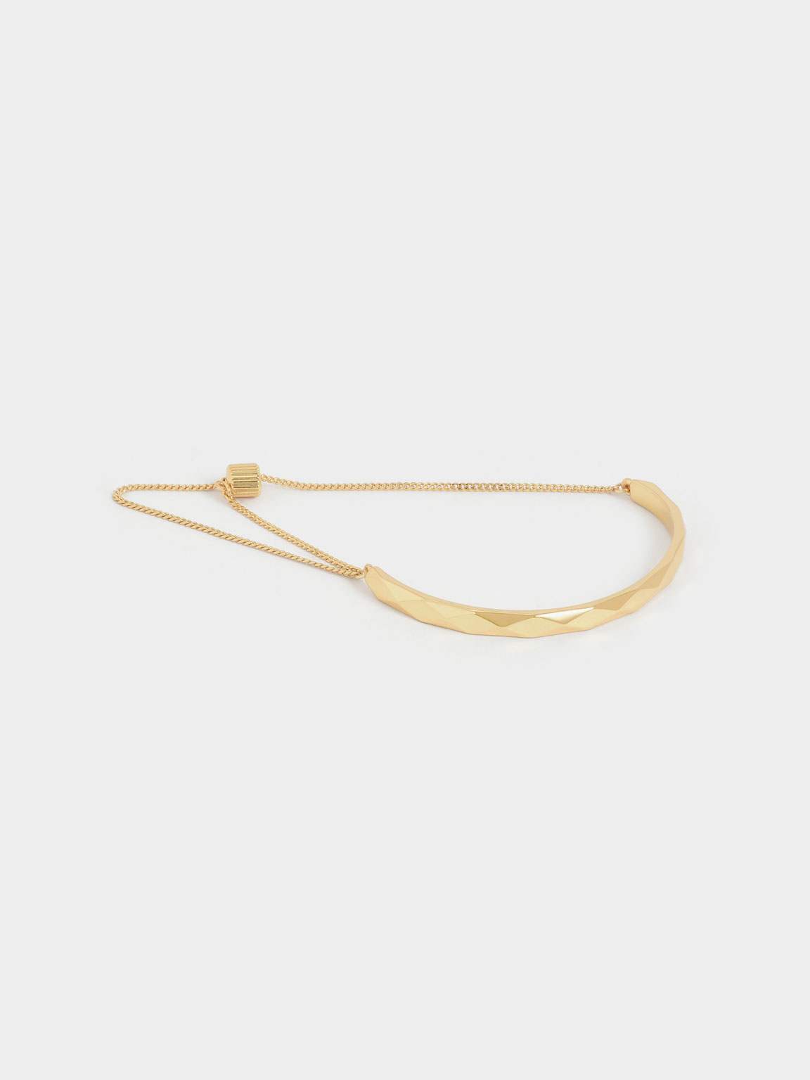

Geometric Cuff Bracelet, Gold