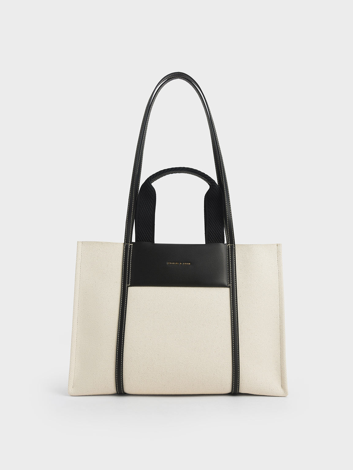 Multicoloured Shalia Canvas Tote Bag | CHARLES & KEITH UK