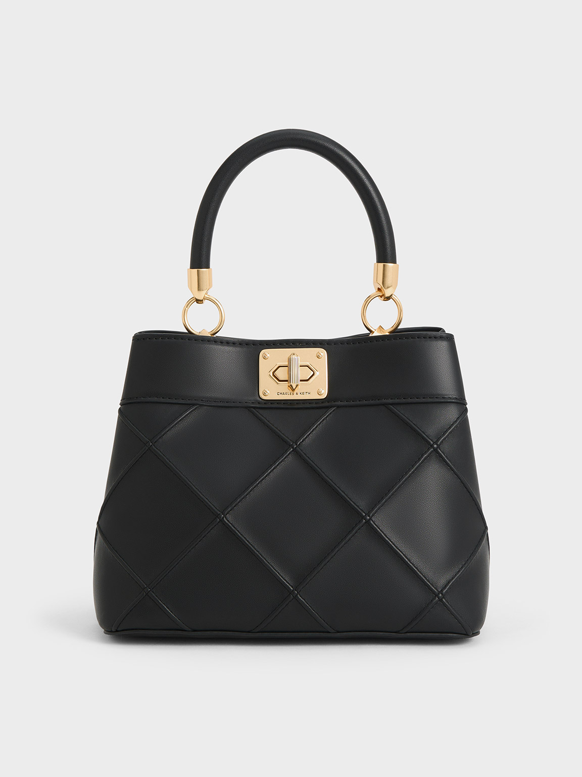 Eleni Quilted Top Handle Bag