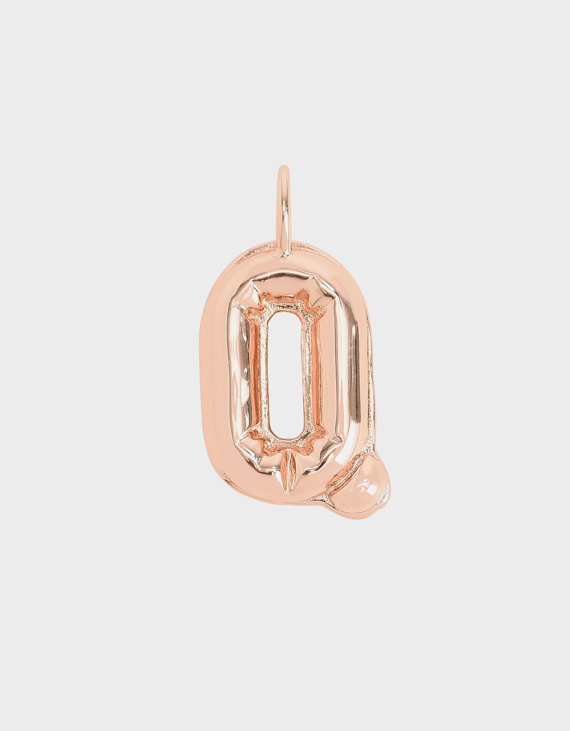 

Alphabet 'Q' Charm, Rose gold