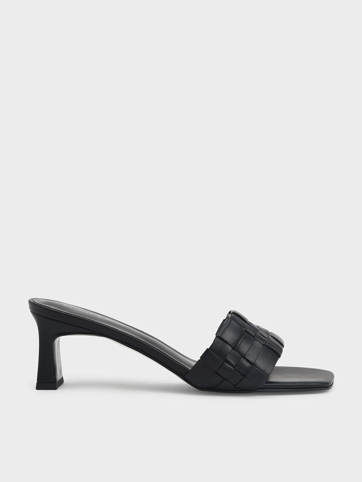 

Woven Square Toe Mules