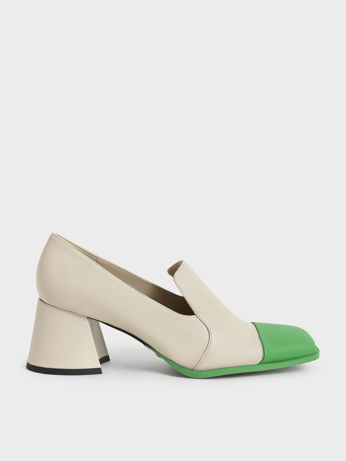 

Andre Leather Penny Loafer Pumps