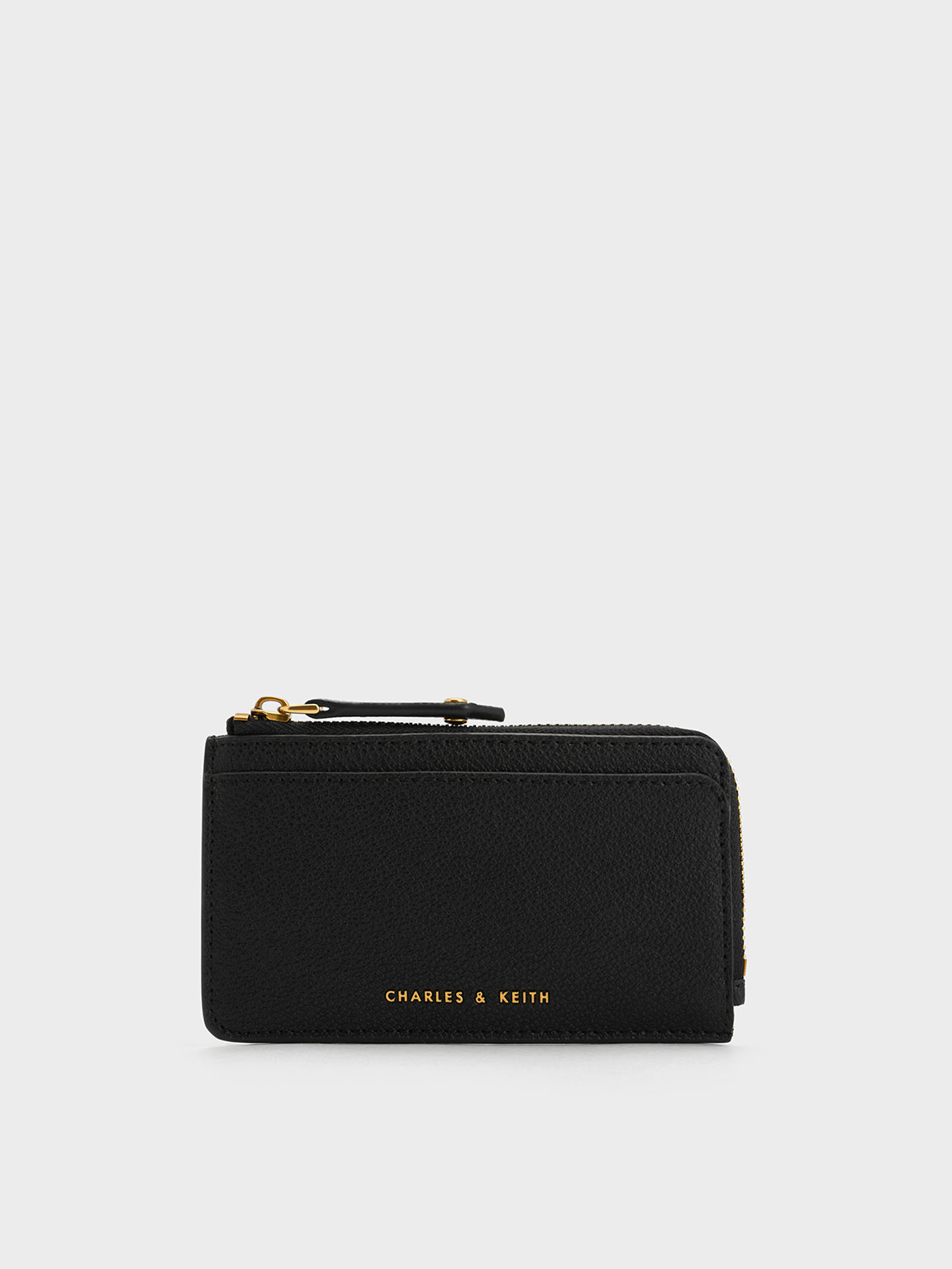 

Zip Card Holder, Black