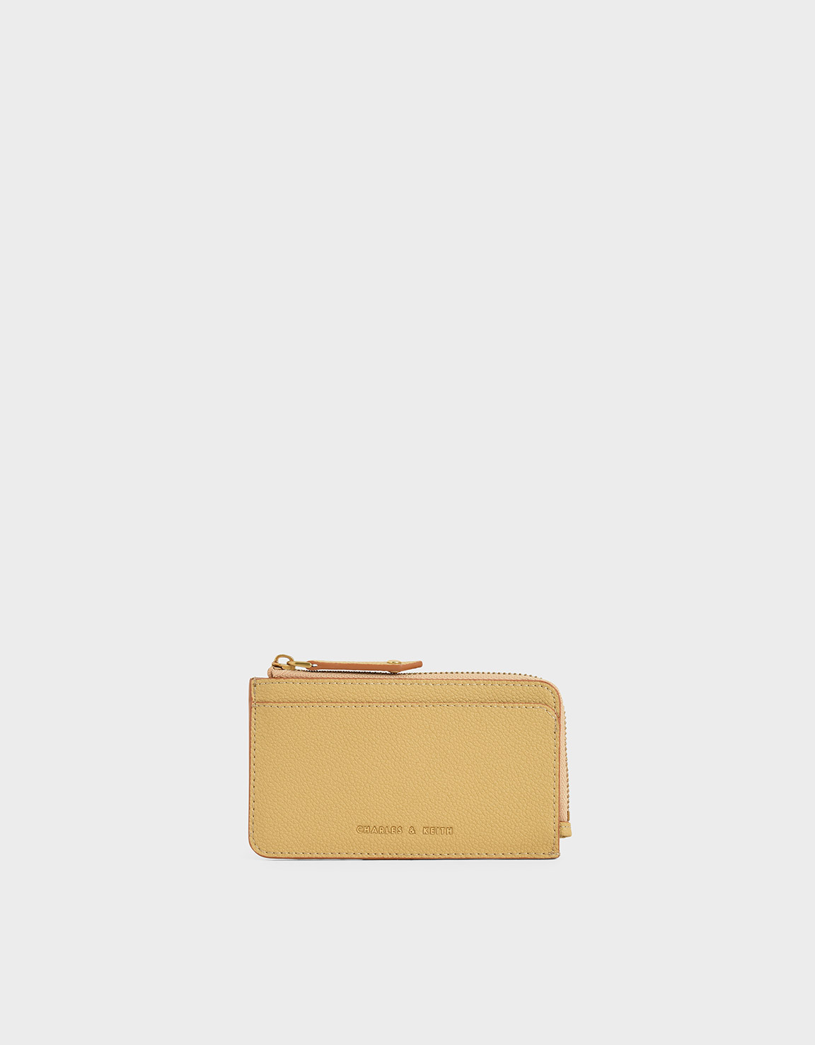 

Zip Card Holder, Yellow
