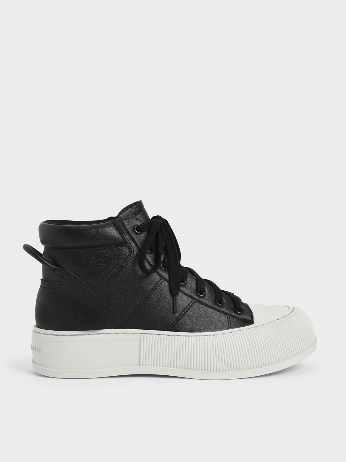 

Two-Tone High-Top Sneakers