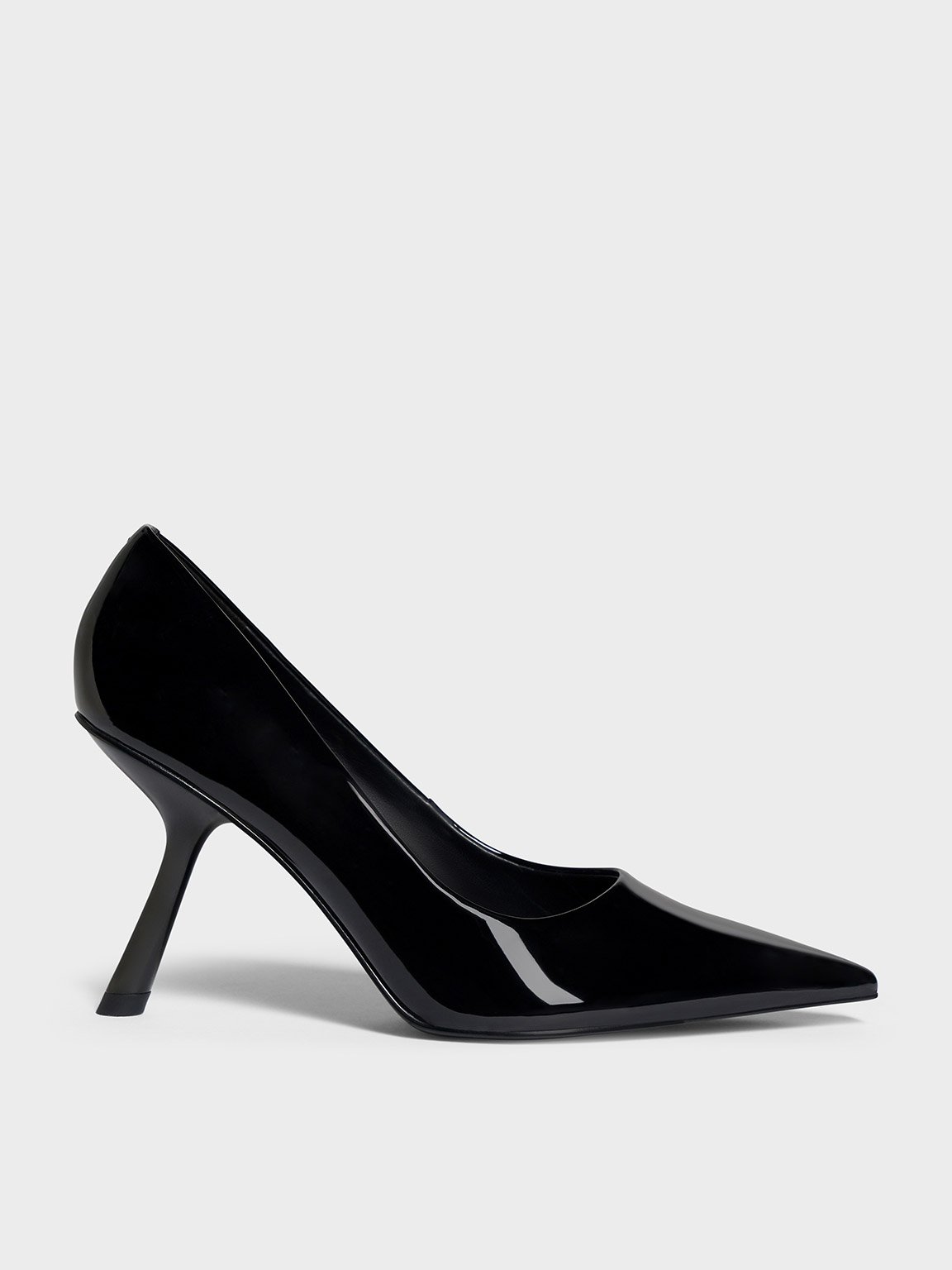 Patent Slant-Heel Pointed-Toe Pumps