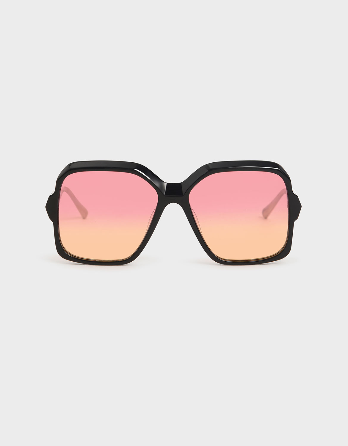 

Oversized Square Sunglasses, Black