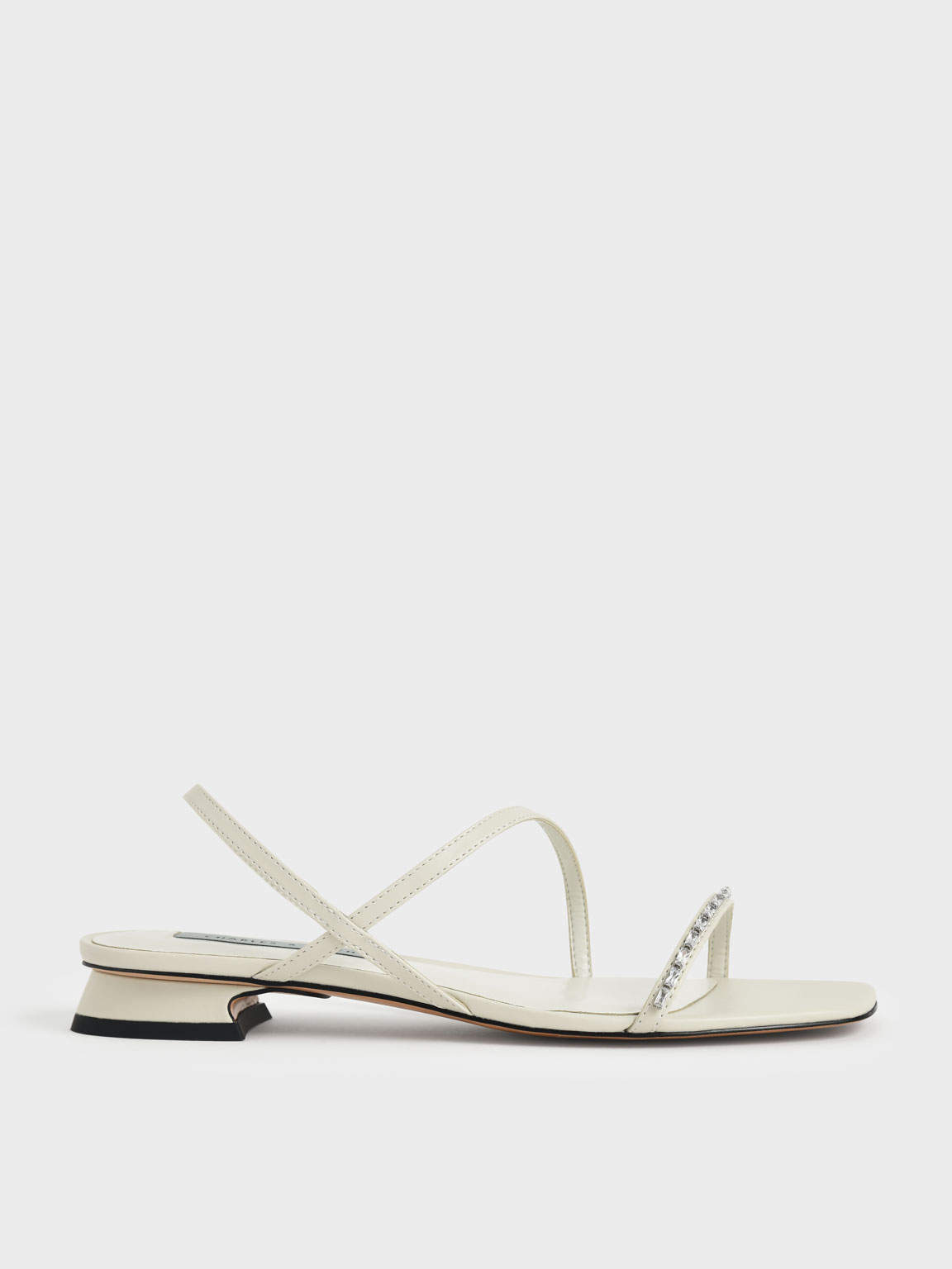 

Gem-Embellished Strappy Sandals