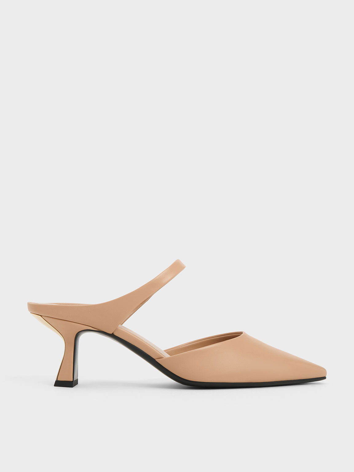 Slant Heel Mules