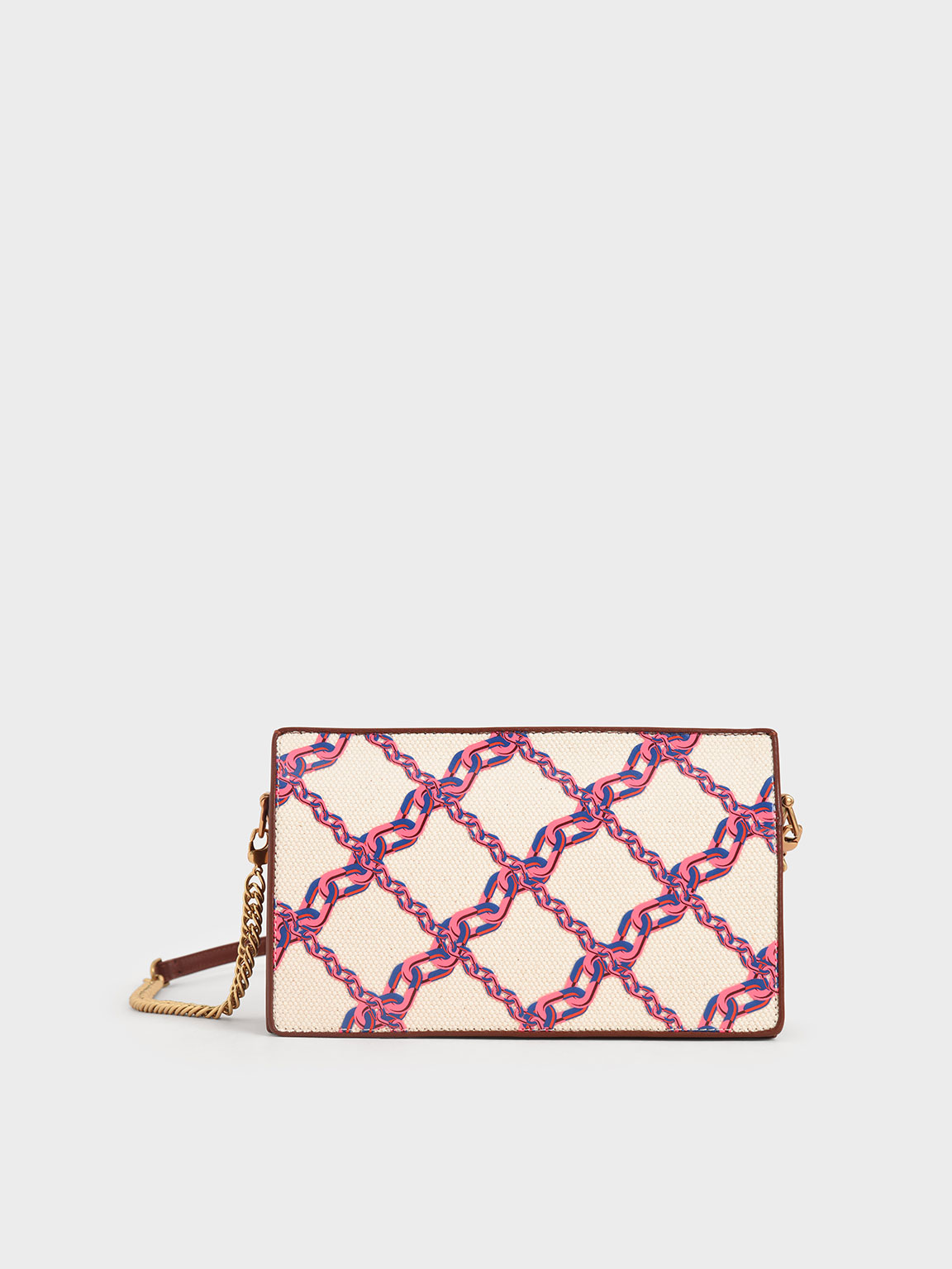 

Canvas Printed Long Wallet, Multi