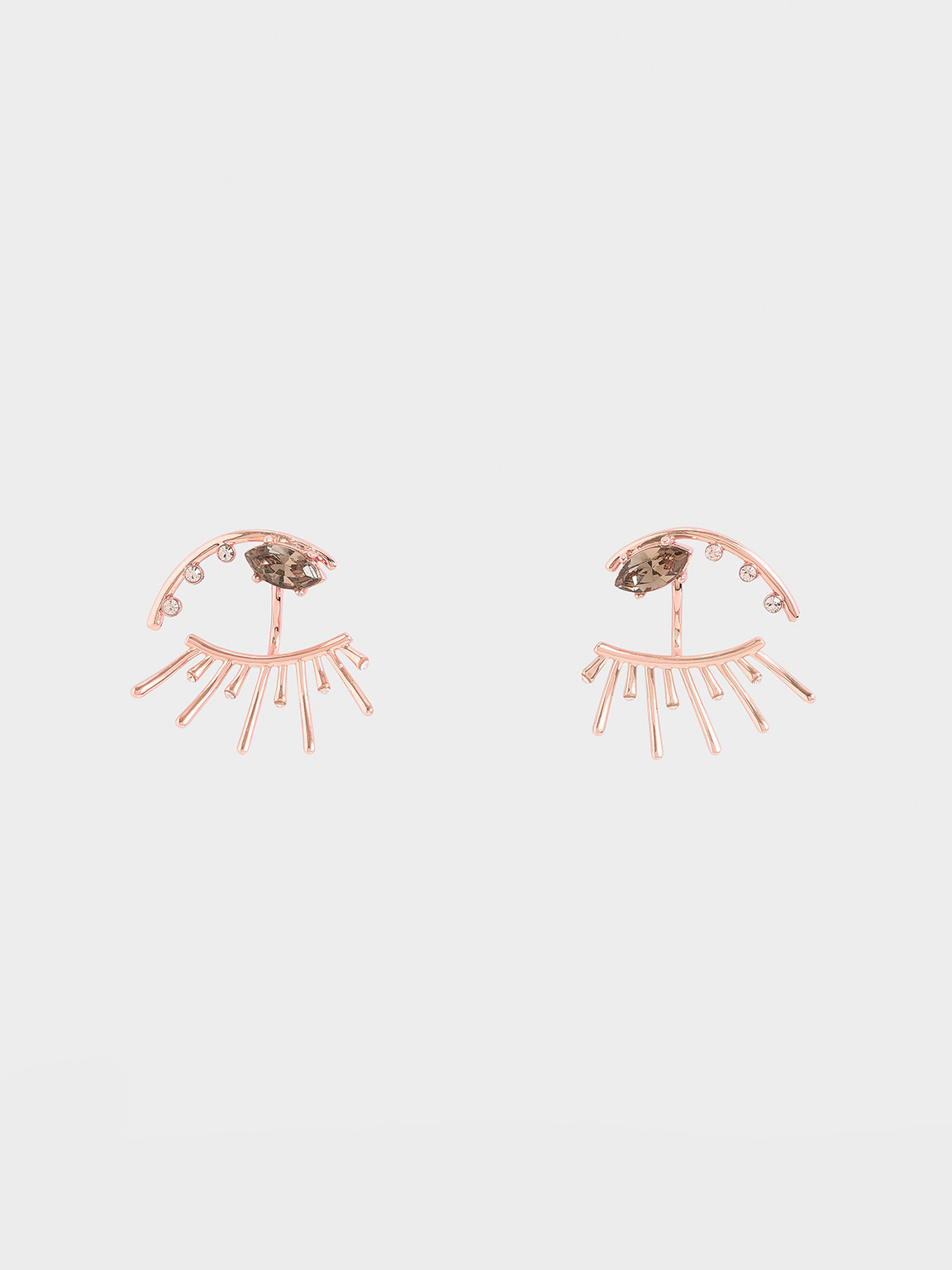 

Swarovski® Crystal Stud Earrings, Rose gold