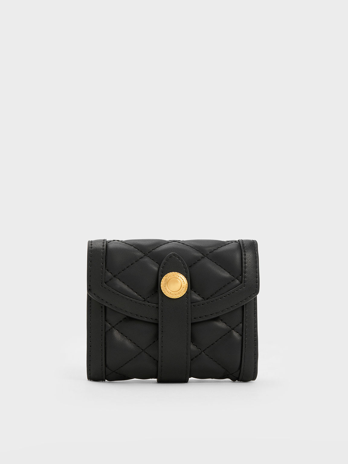 Este Quilted Belted Small Wallet
