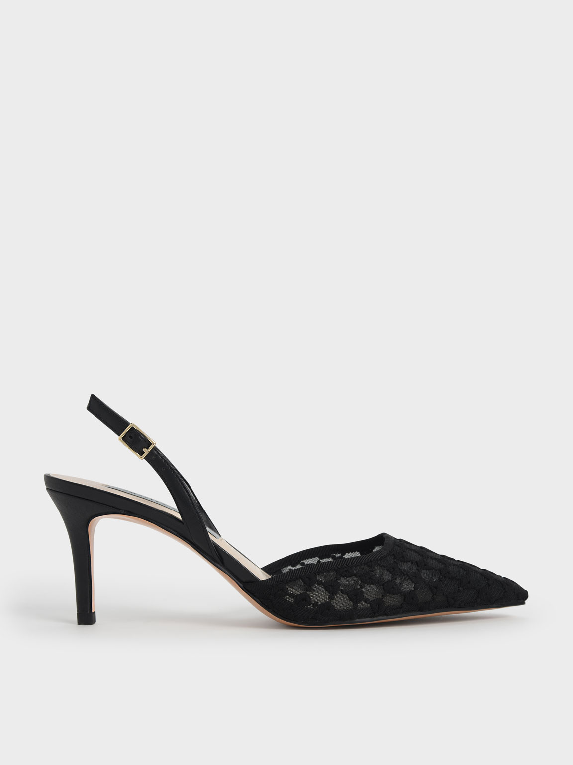 

Lace Slingback Pumps