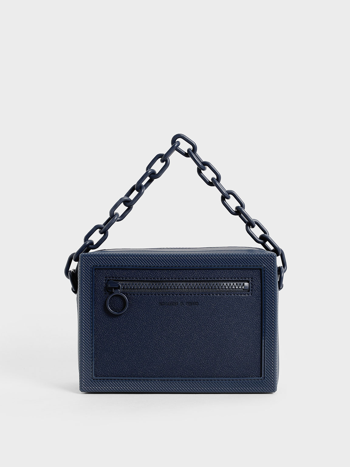 

Chain Link Crossbody Bag, Navy