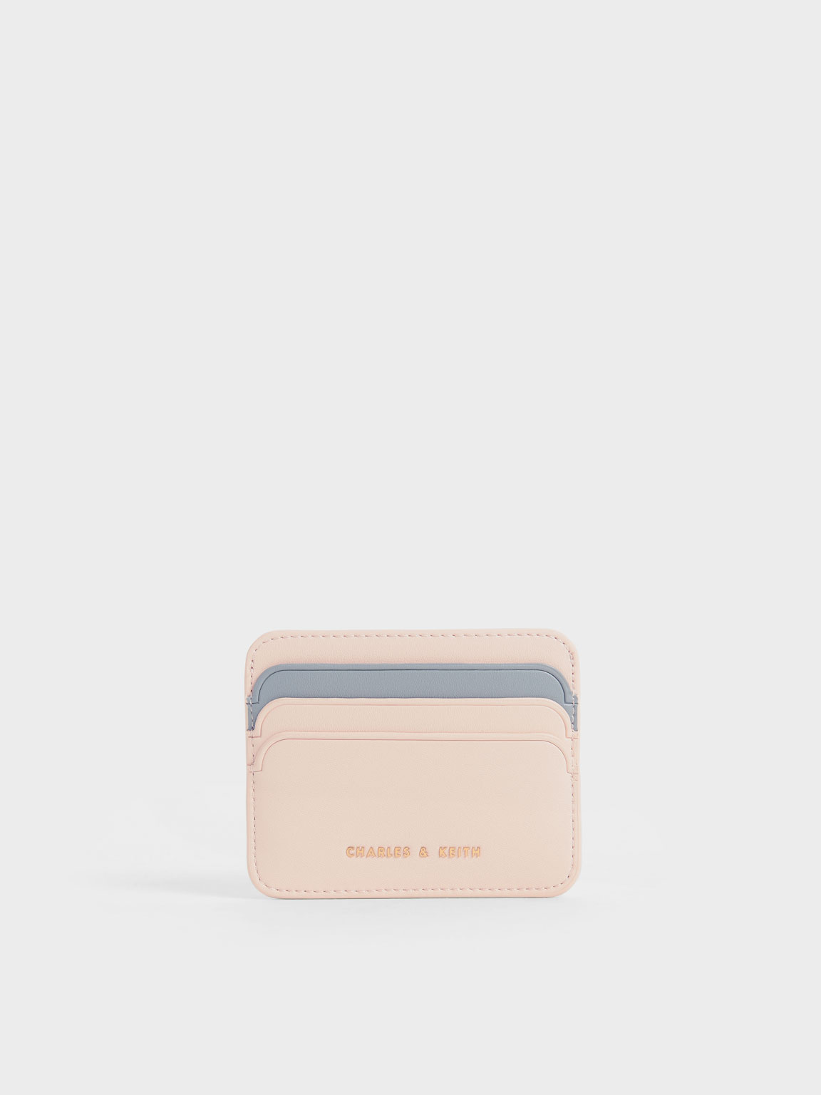 

Two-Tone Multi Slot Card Holder, Light pink
