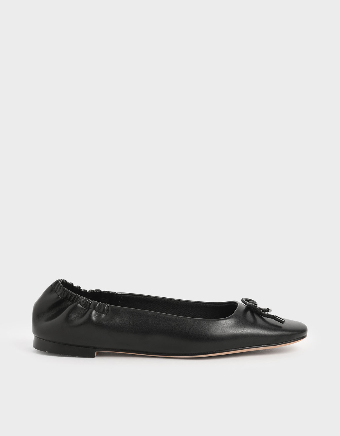 

Bow Ballerina Flats, Black