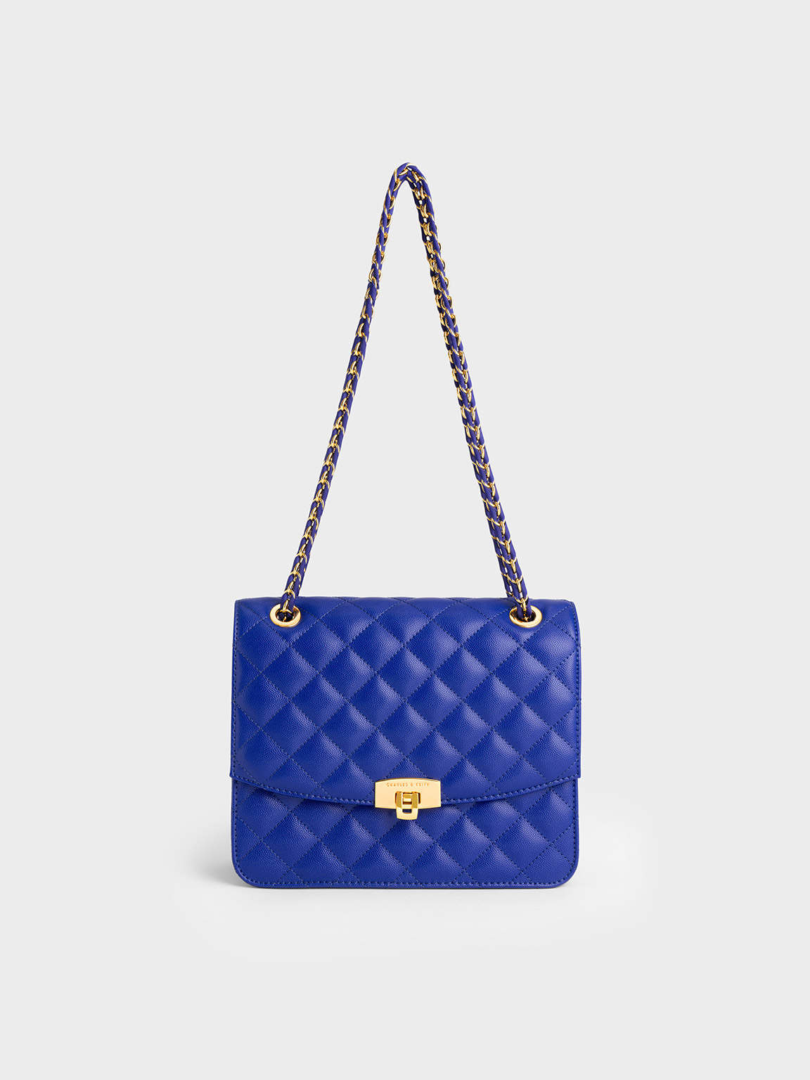 Quilted Chain Strap Clutch