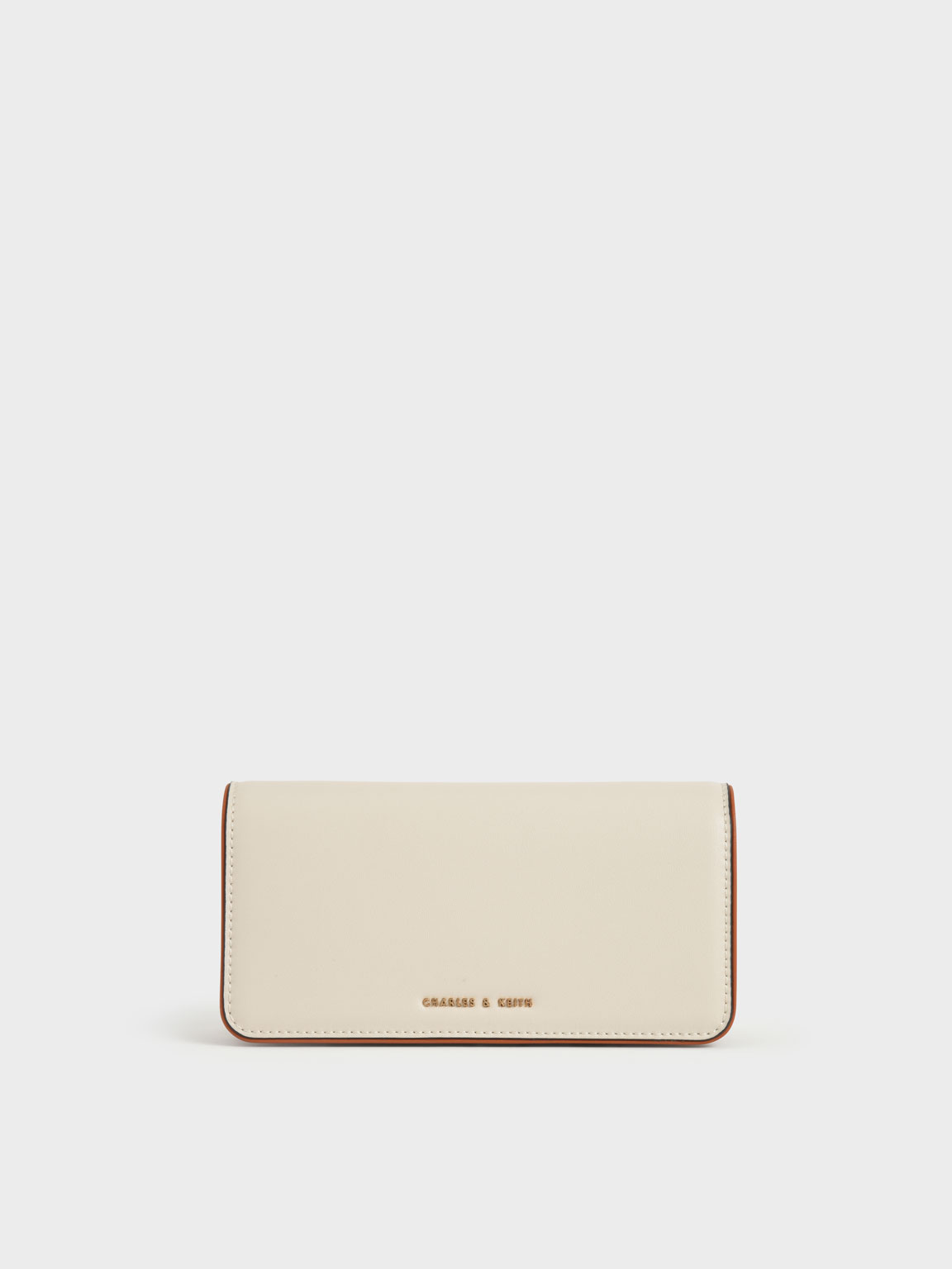 

Push-Lock Long Wallet, Cream