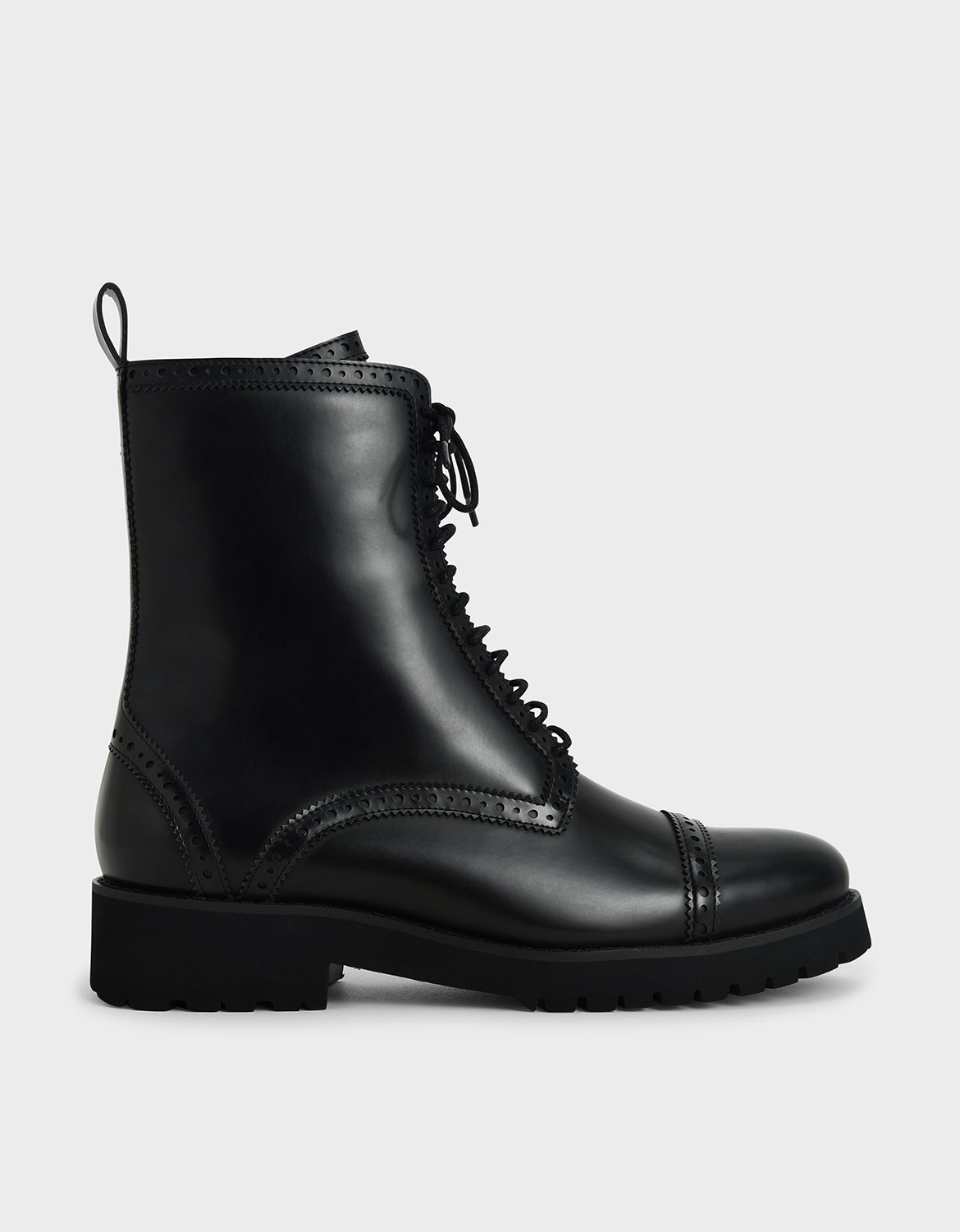 

Brogue Ankle Boots, Black