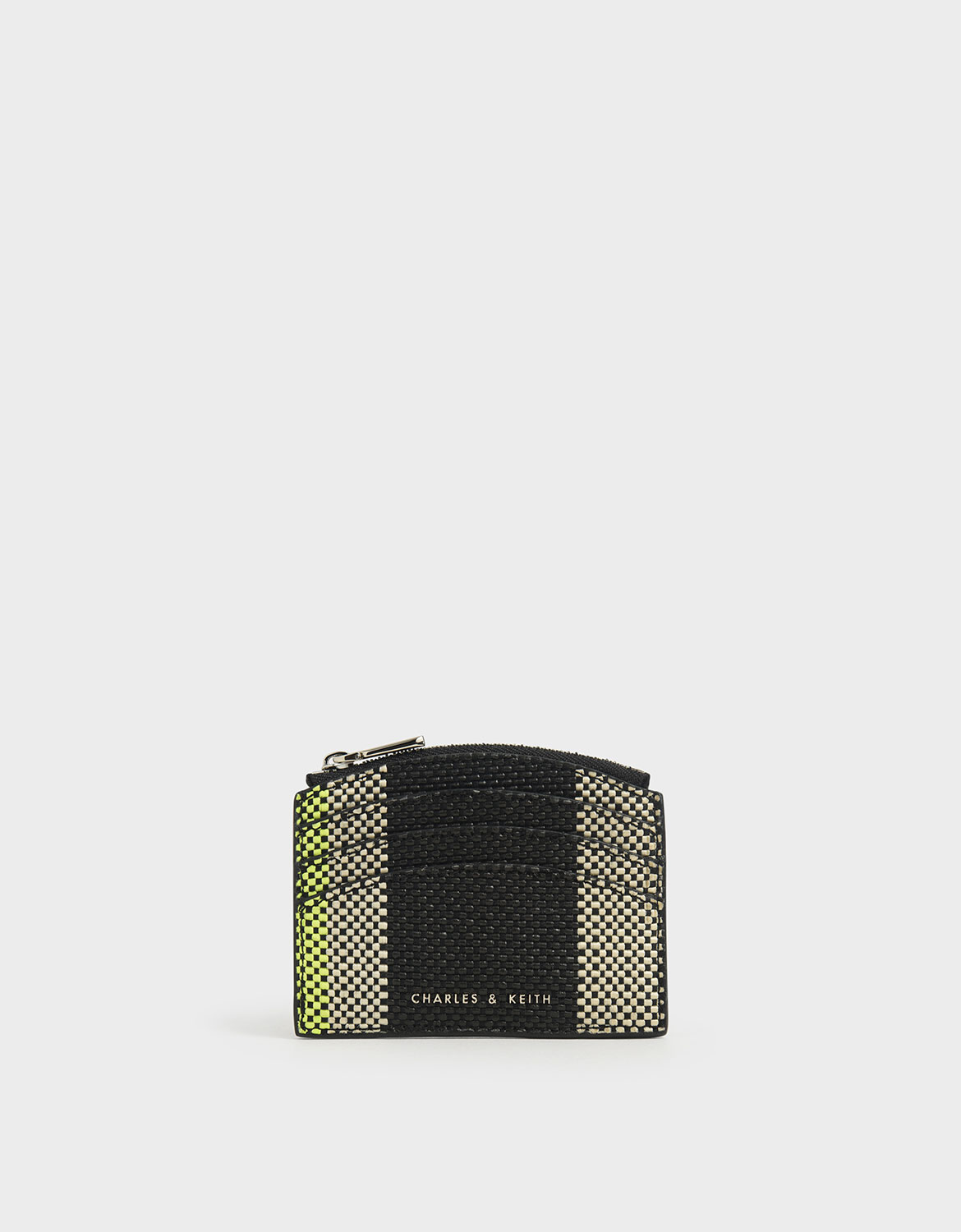 

Jacquard Multi-Slot Zip Card Holder