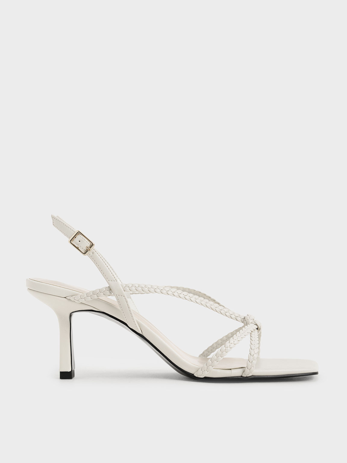 

Braided Strap Heeled Sandals