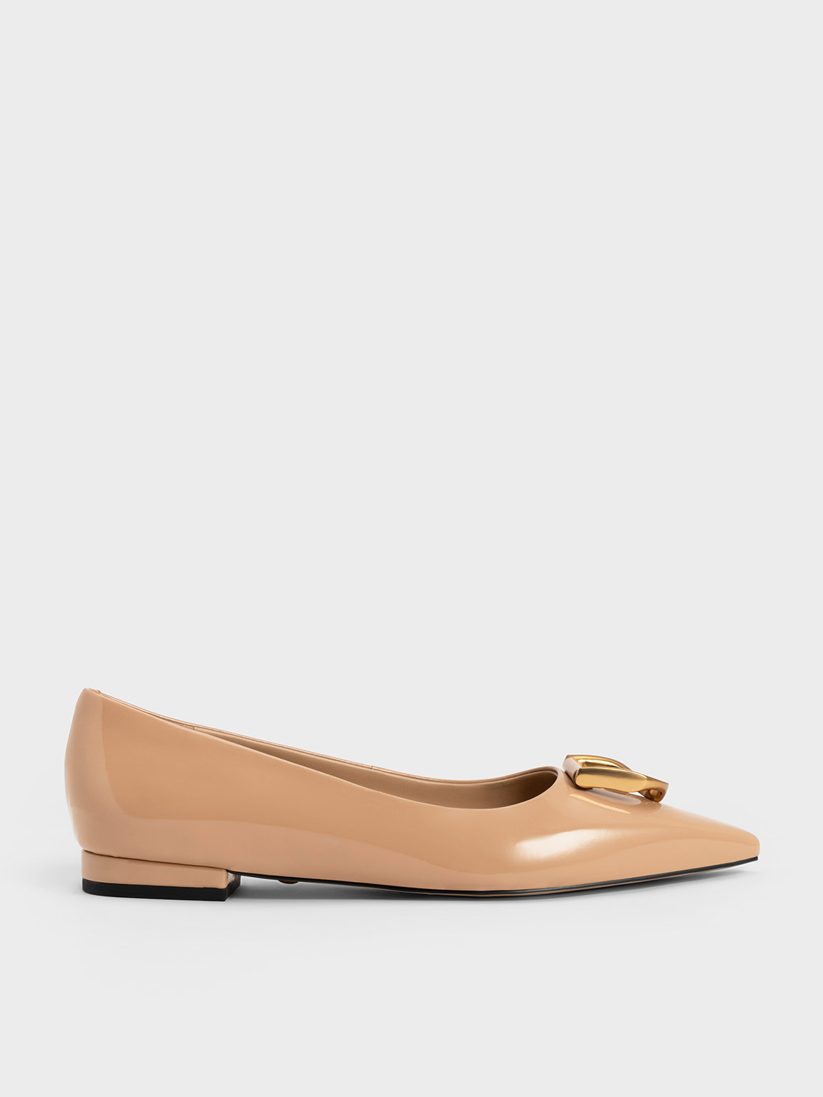 Charles & Keith - Gabine Patent Leather Ballerinas Charles & Keith - Gabine Patent Leather Ballerinas