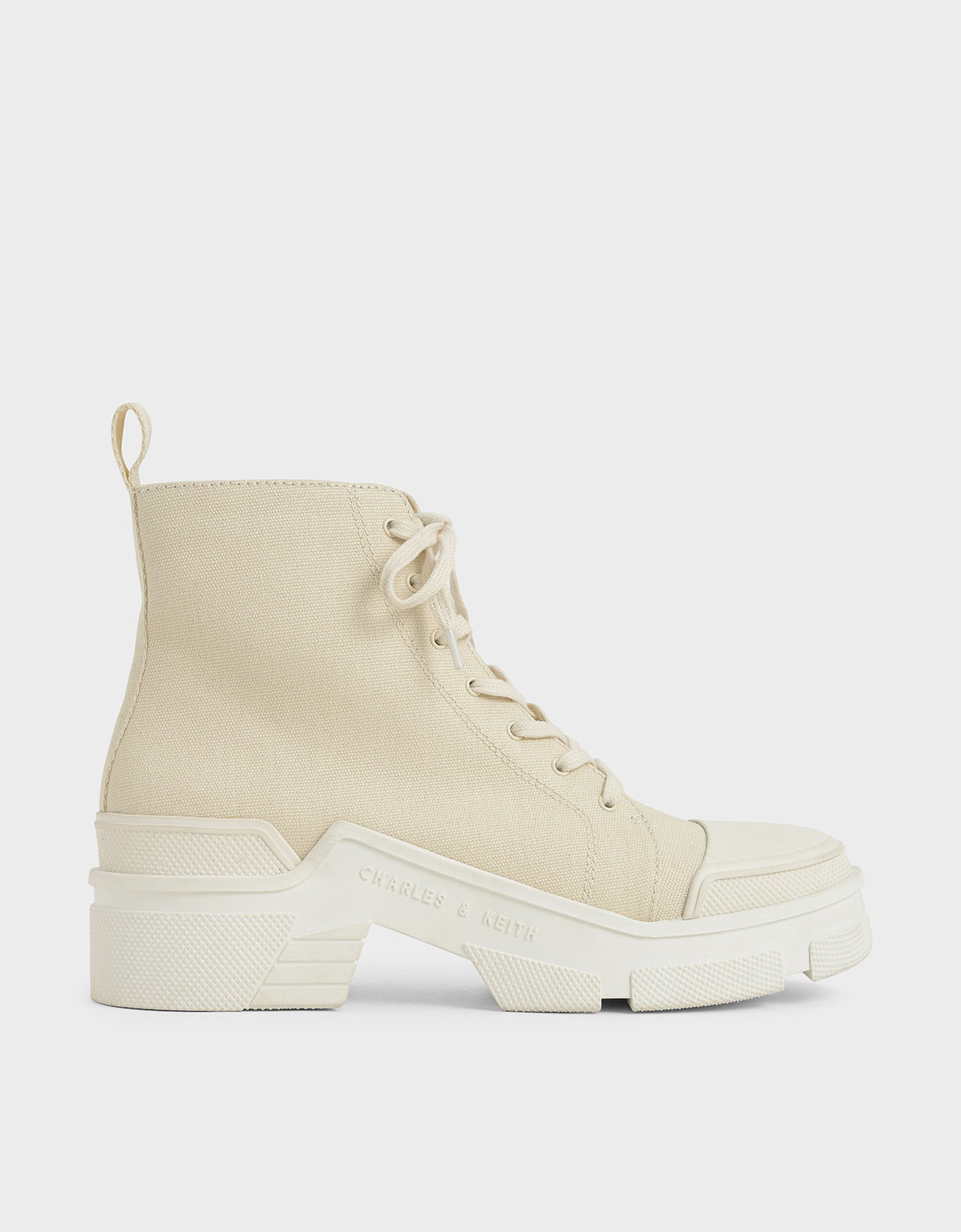 

Canvas High Top Sneakers, Chalk