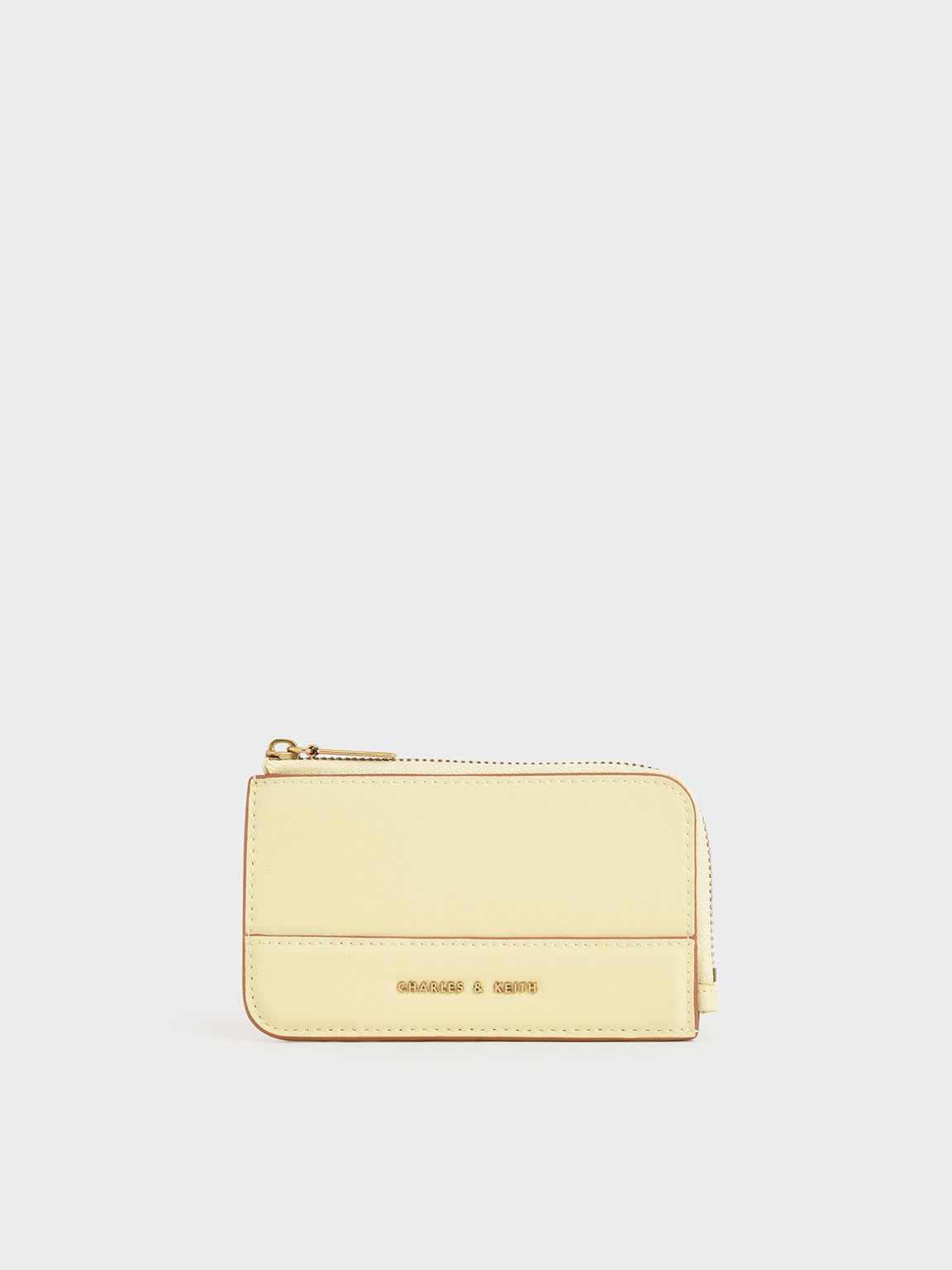 

Top Zip Card Holder, Butter
