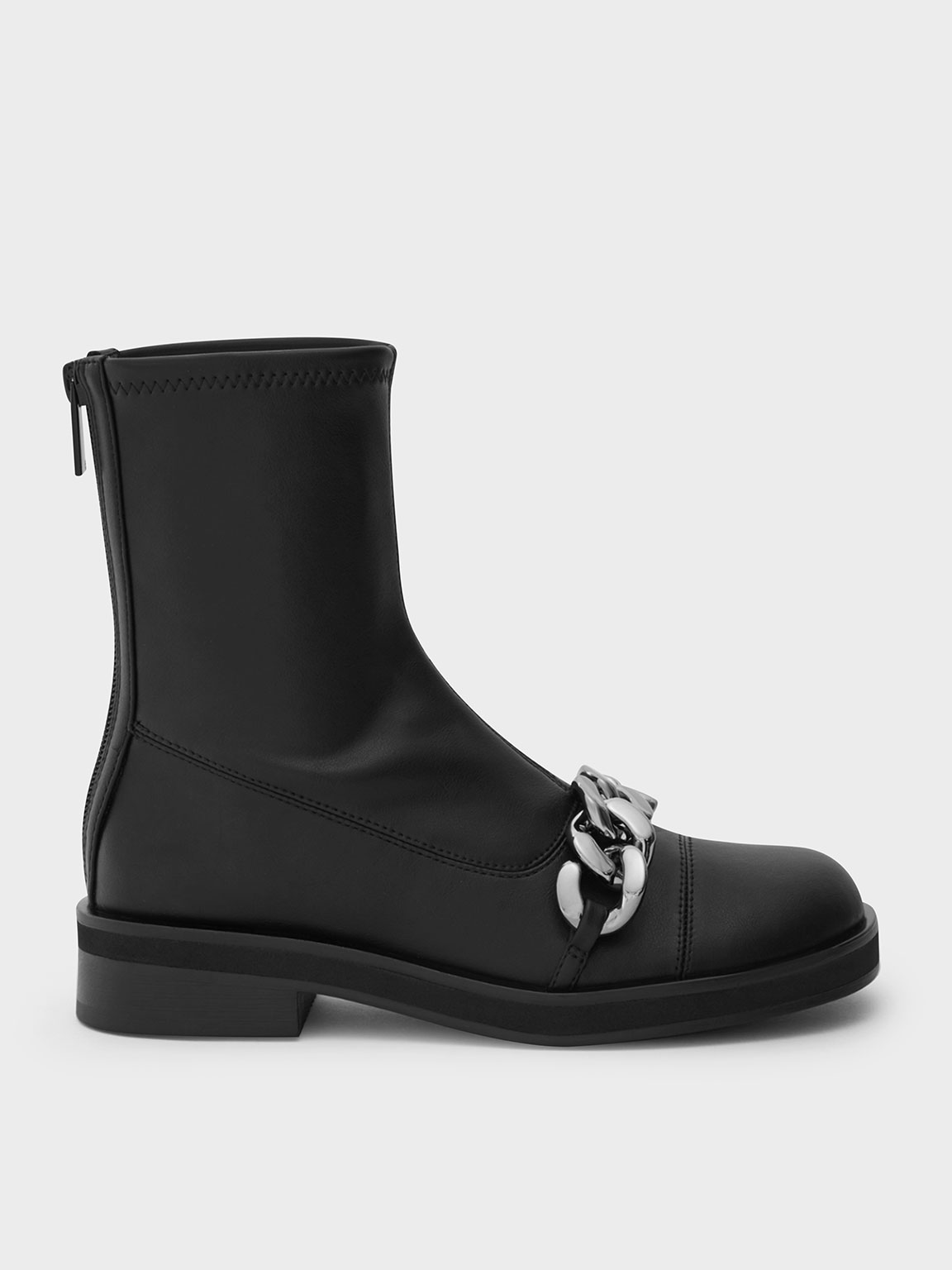

Chunky Chain Link Ankle Boots