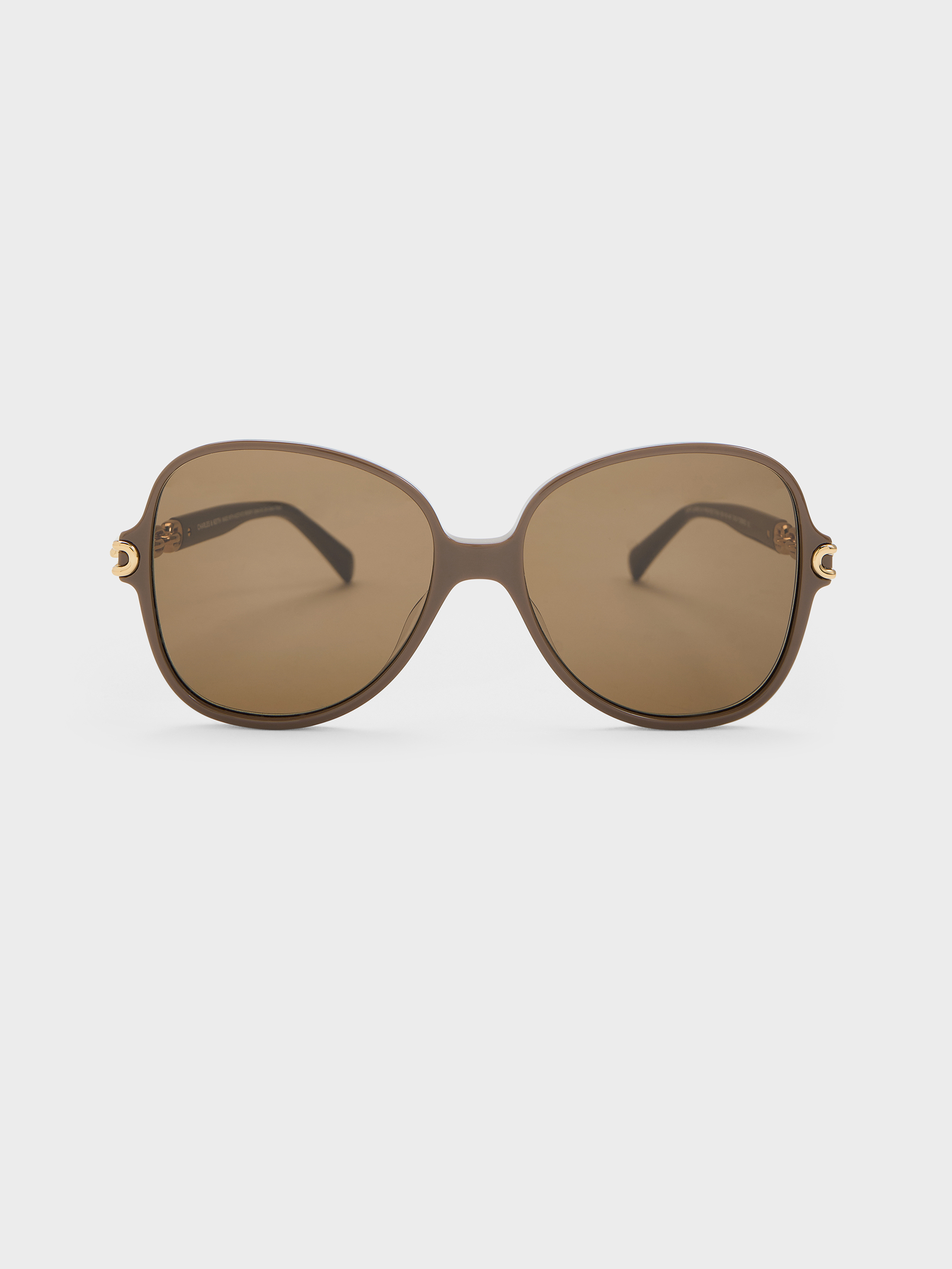 Charles & Keith - Delaney Chain-Link Butterfly Sunglasses