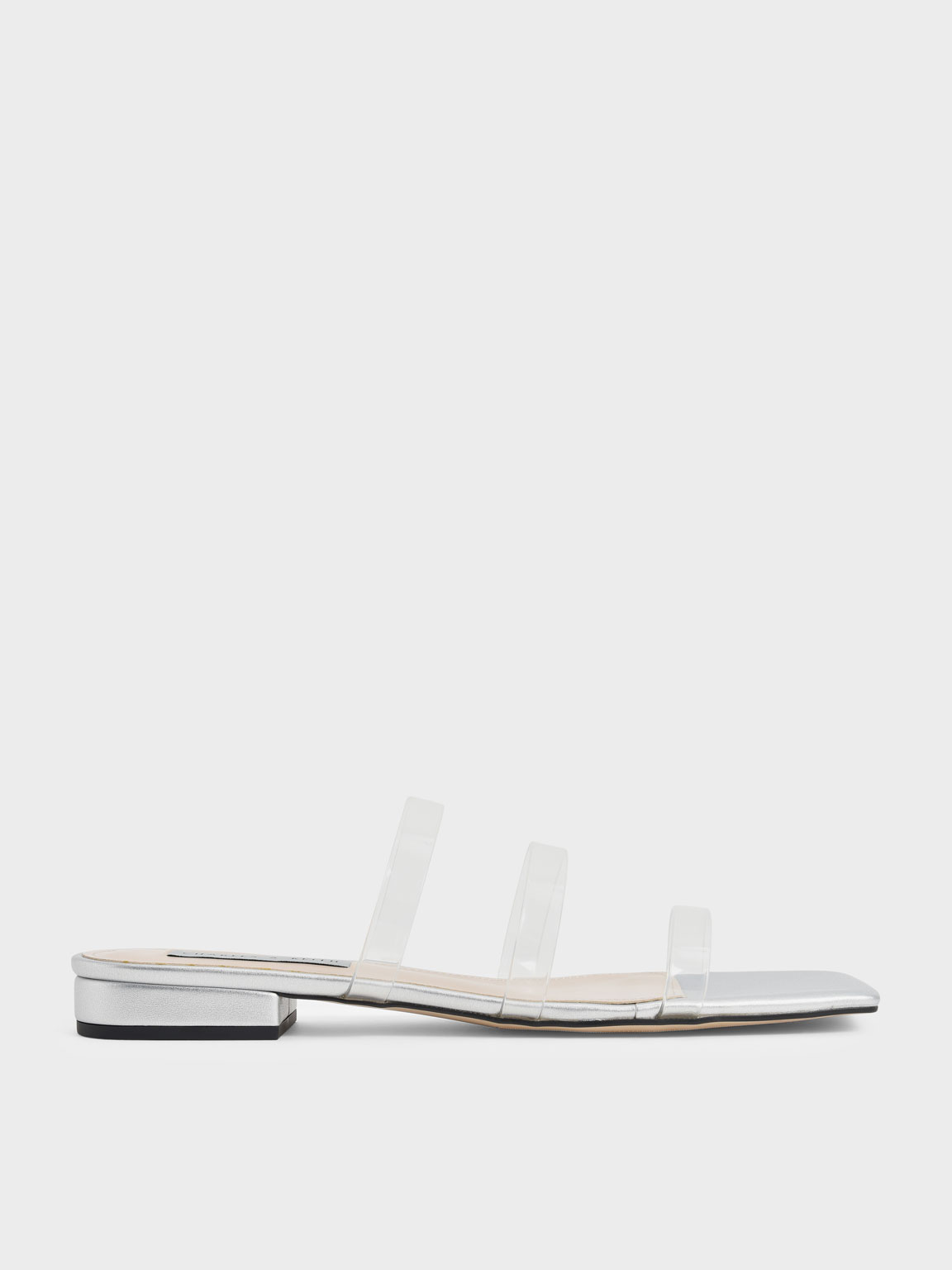 

Clear Strap Slide Sandals