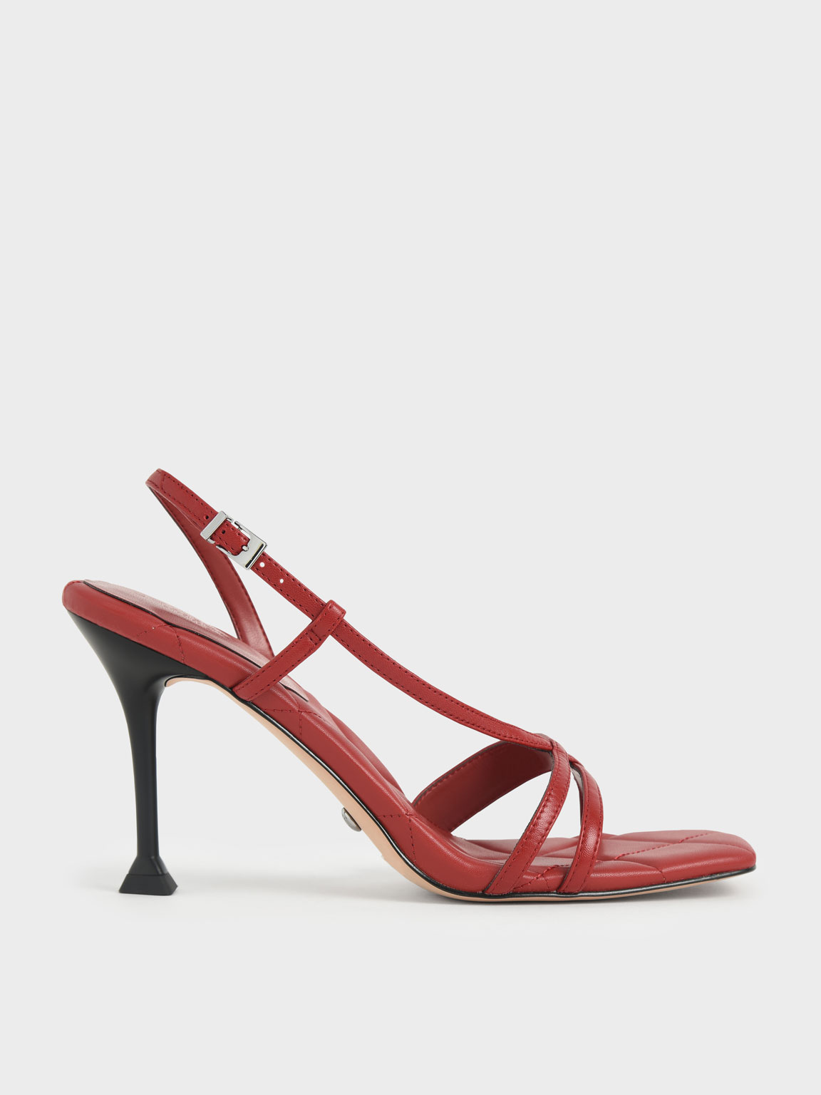 

Leather Sculptural Heel Sandals