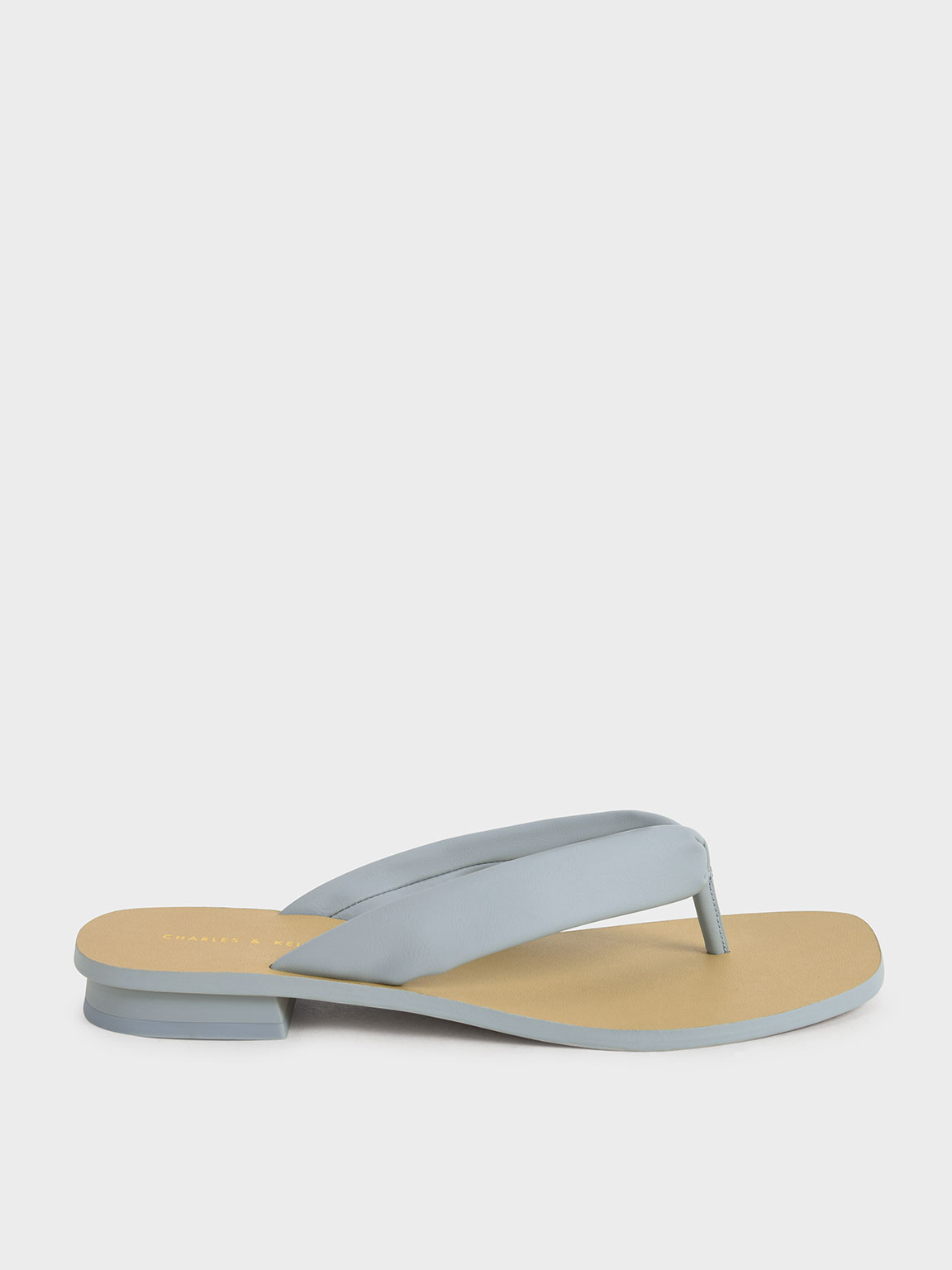 

Puffy Strap Thong Sandals