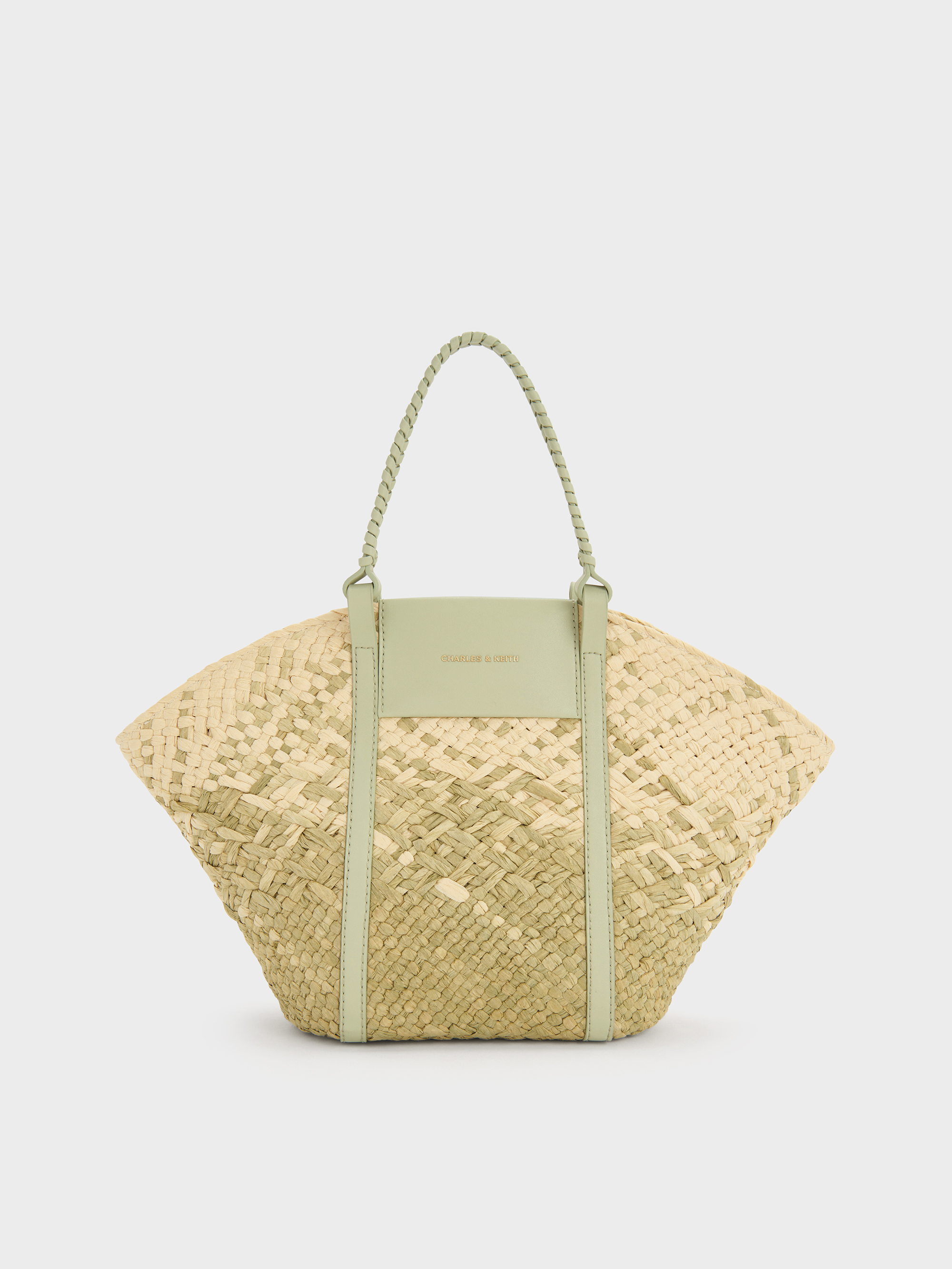 Charles & Keith - Shalia Raffia Basket Bag Charles & Keith - Shalia Raffia Basket Bag