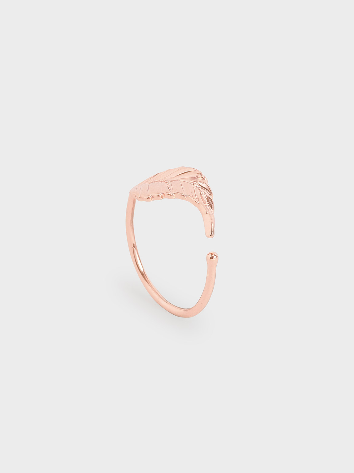

Leaf Band Ring, Rose gold