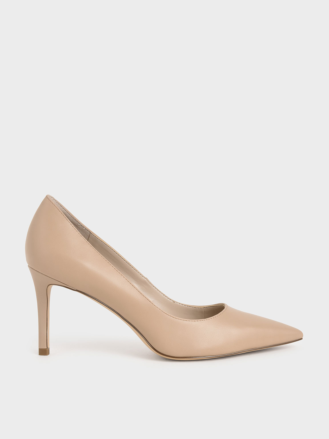 

Classic Stiletto Heel Pumps, Nude