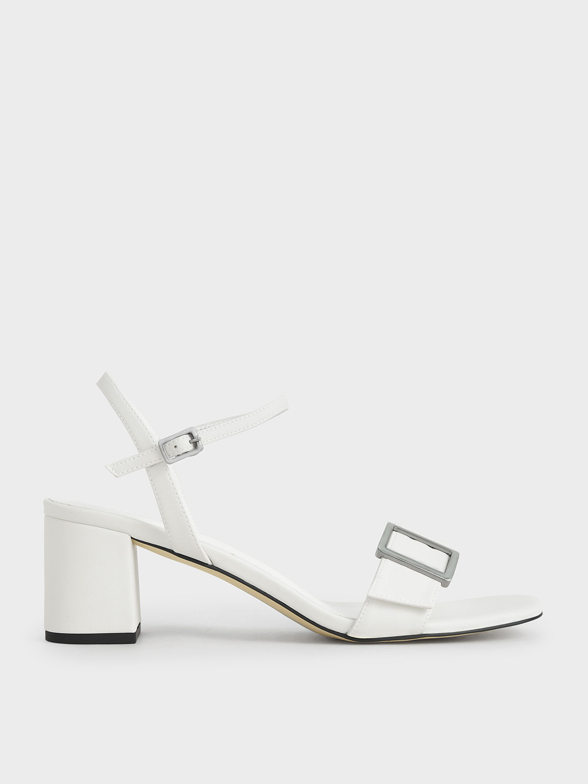 

Buckle Strap Sandals, White
