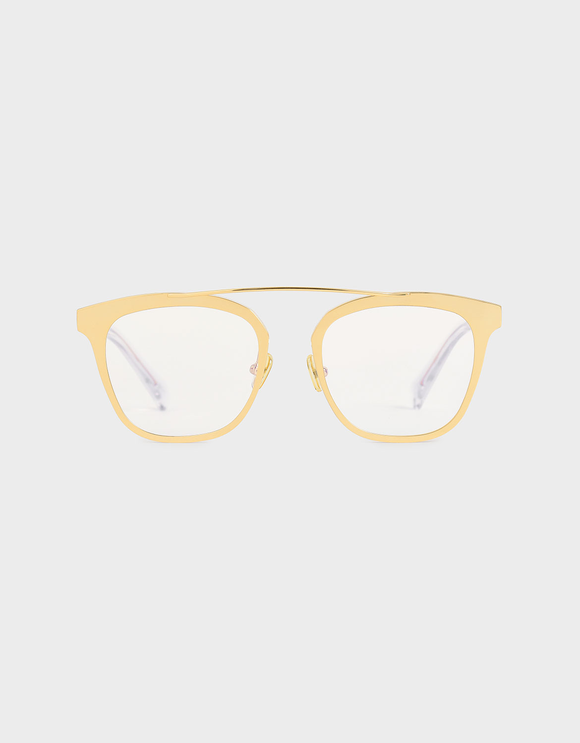 

Metal Frame Sunglasses, Gold