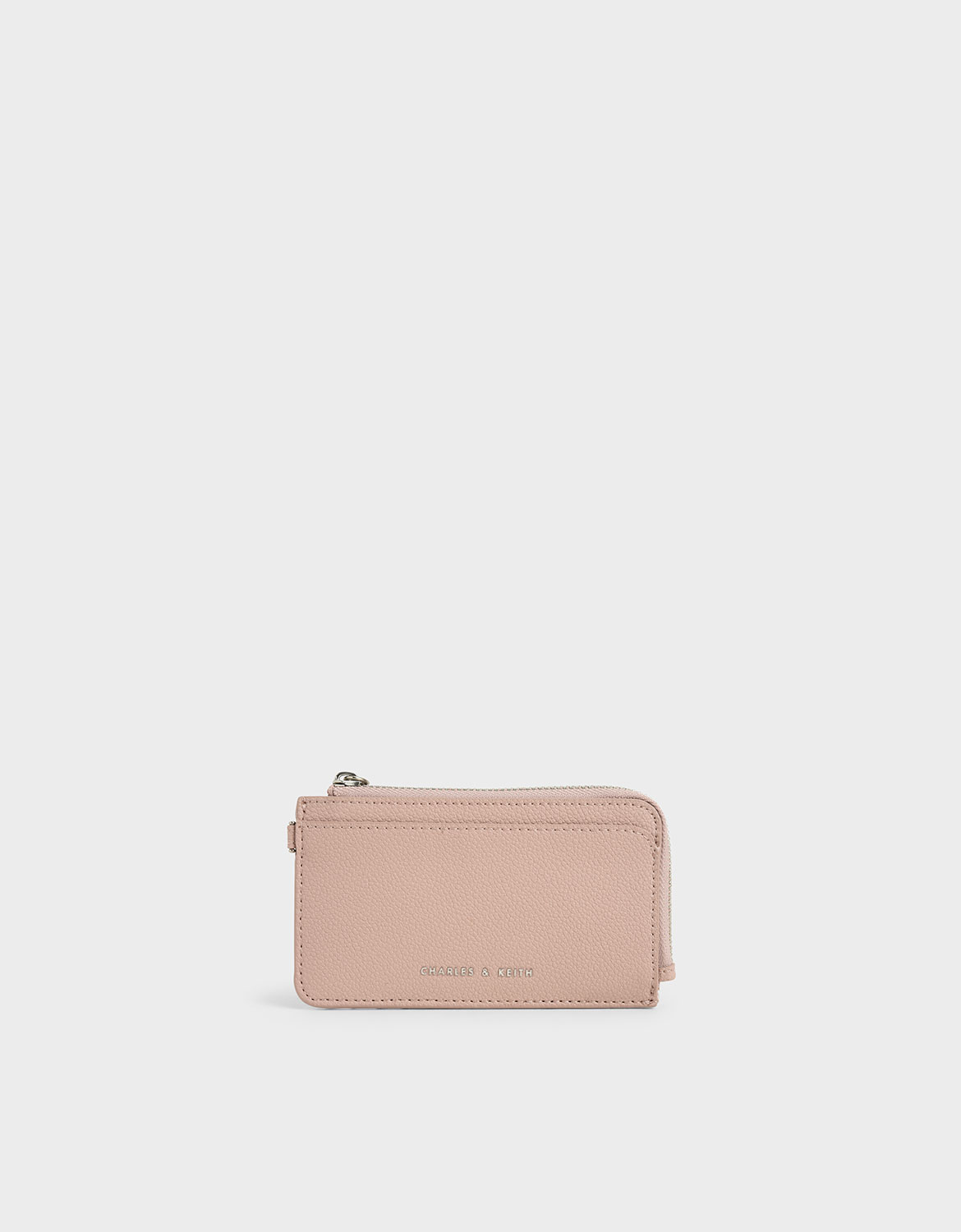 

Top Zip Card Holder, Pink